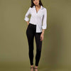 Women's poplin shirt long sleeve