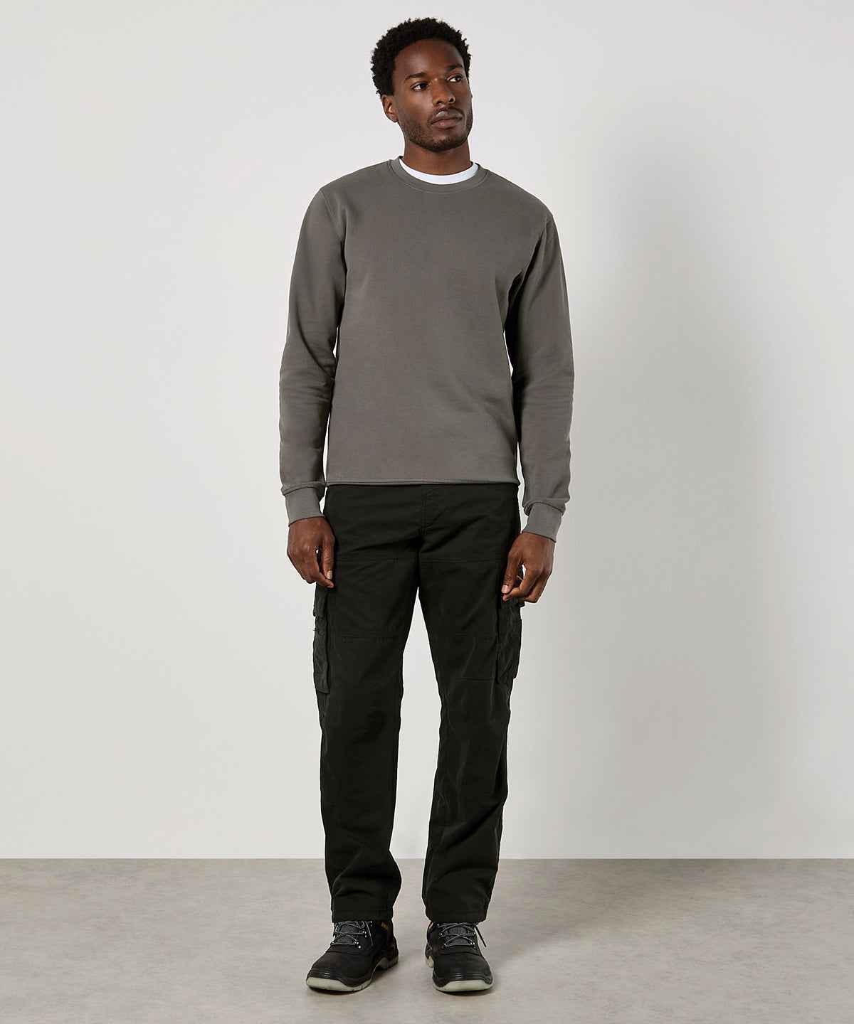 Regular fit piqué sweatshirt