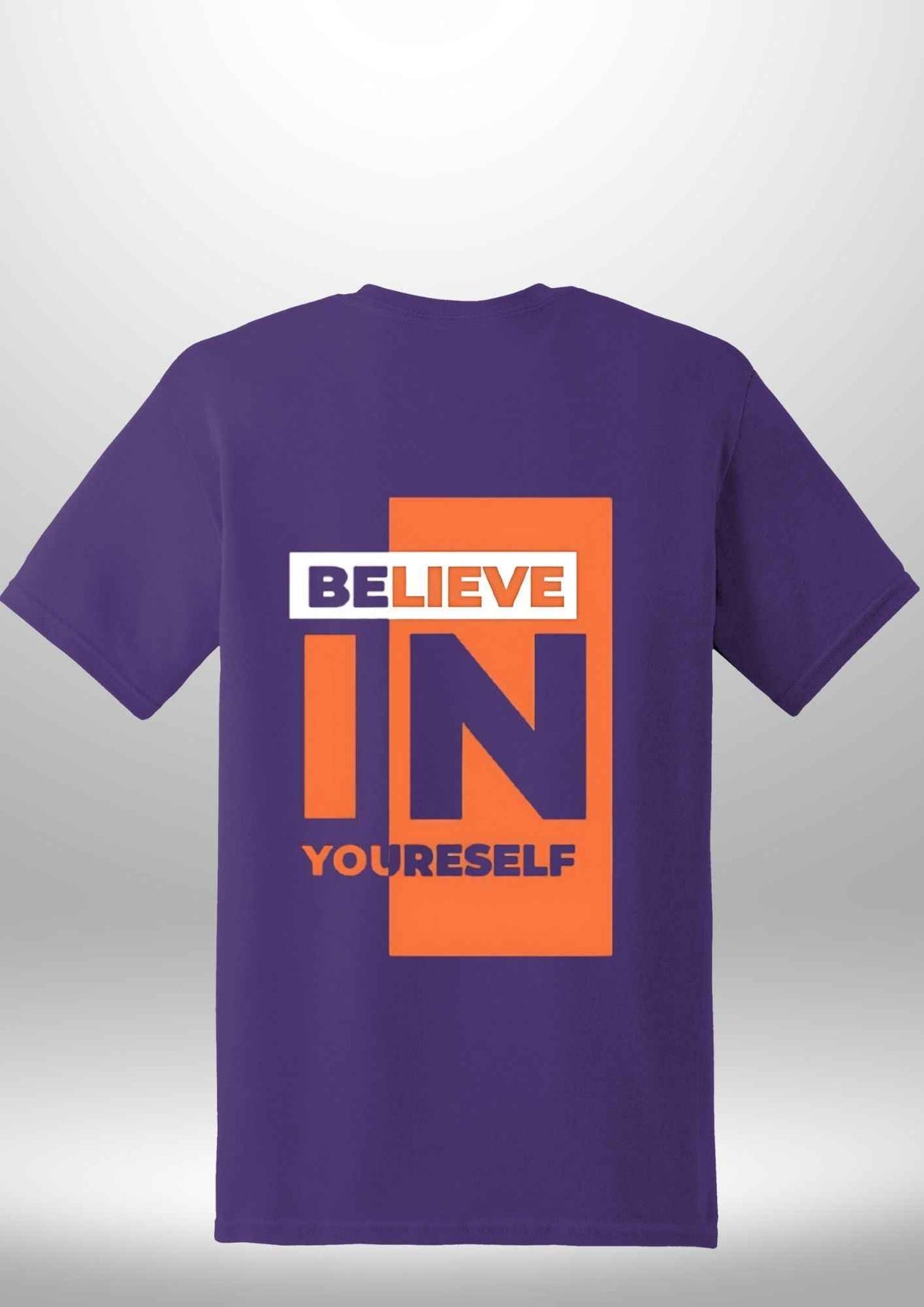 Red "Believe In Yourself" Luxe T-Shirt by Luxe Sensational