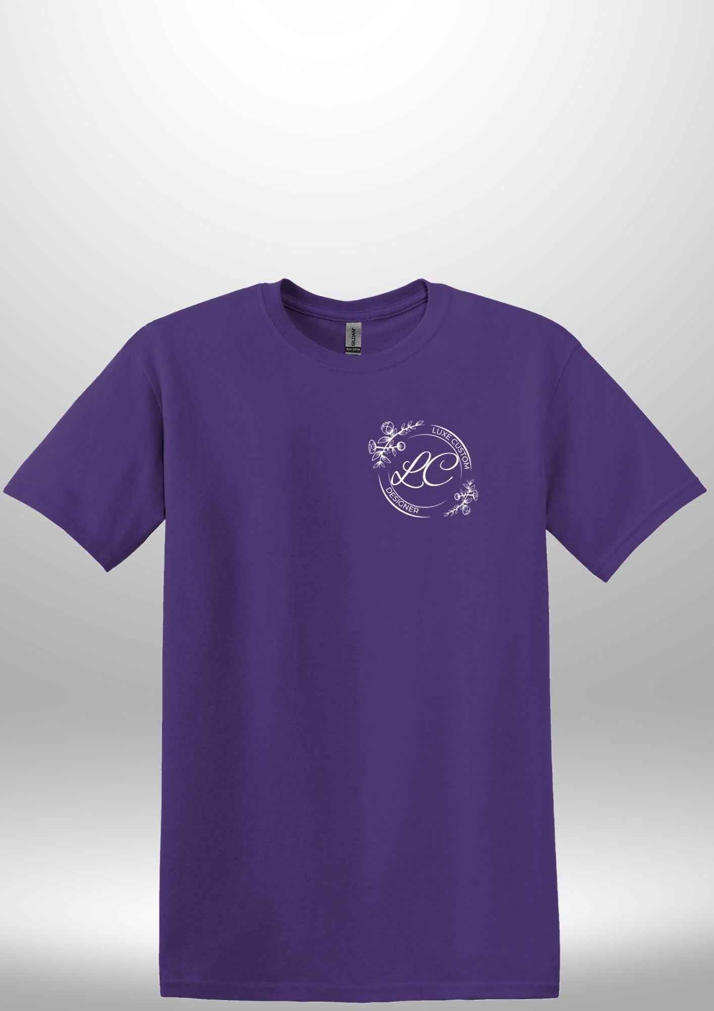 Red "Believe In Yourself" Luxe T-Shirt - Luxe Custom Designer