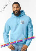 Light Blue Hoodie by Luxe Sensational
