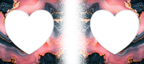 Marble Effect 2 heart Image mug by Luxe Sensational