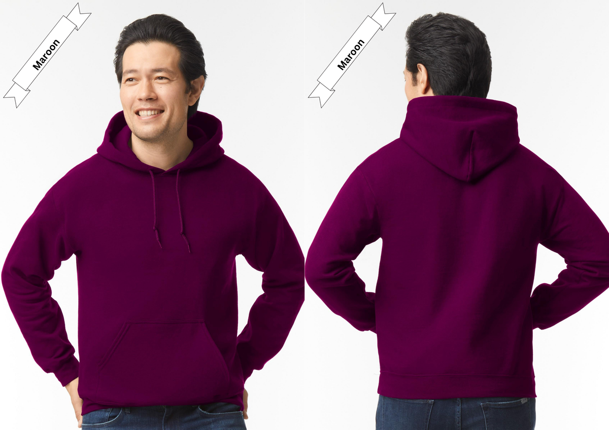 Maroon Hoodie by Luxe Sensational