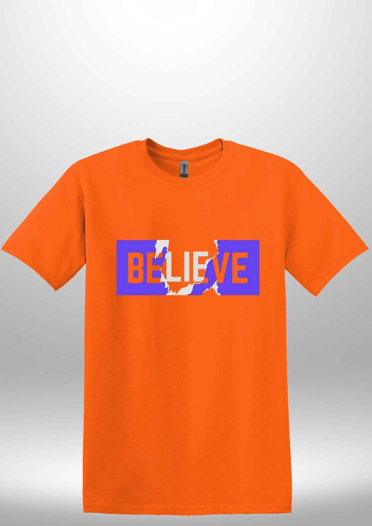 Blue "Believe" Luxe T-shirt by Luxe Sensational