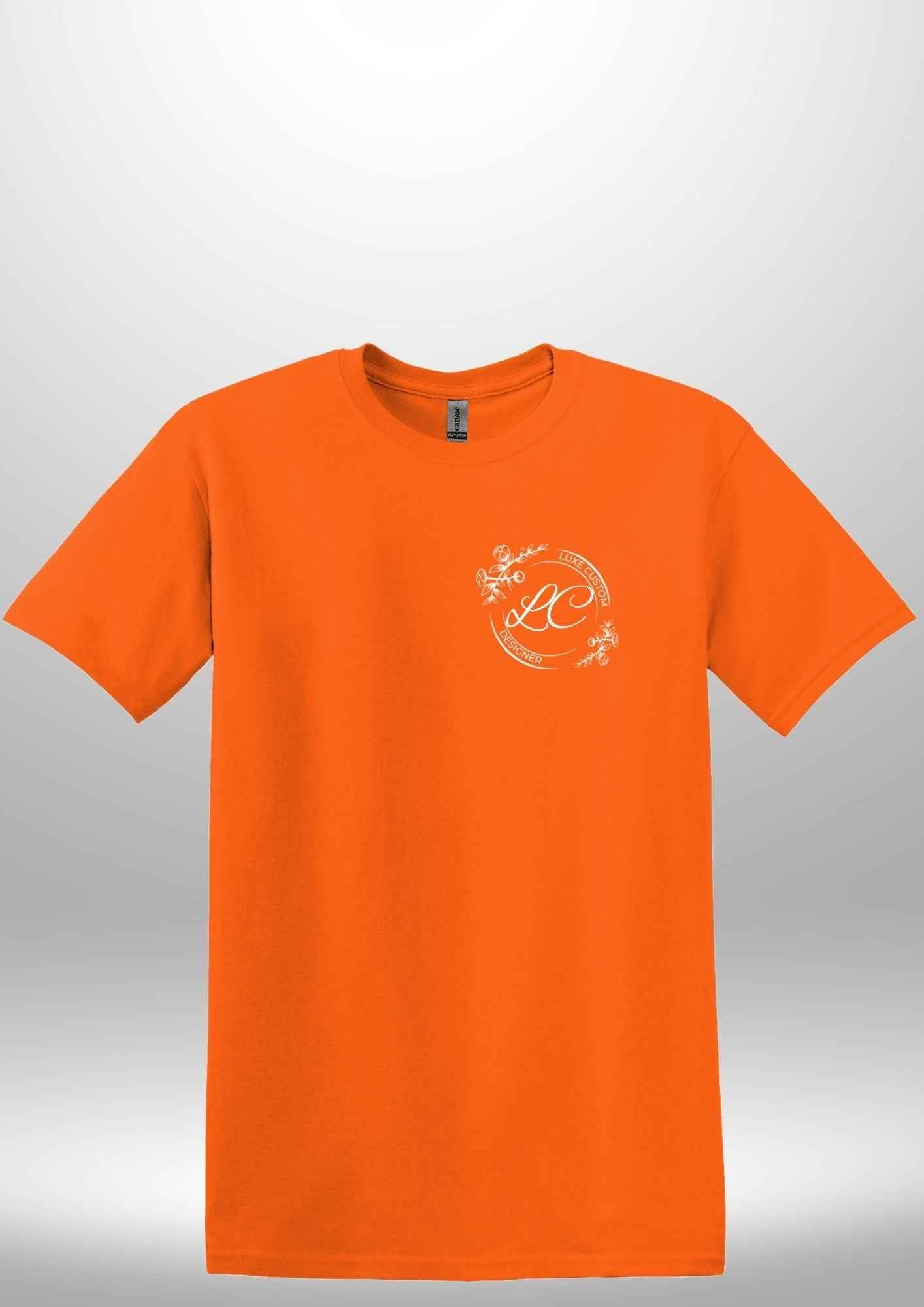 Red "Believe In Yourself" Luxe T-Shirt - Luxe Custom Designer