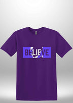 Blue "Believe" Luxe T-shirt by Luxe Sensational
