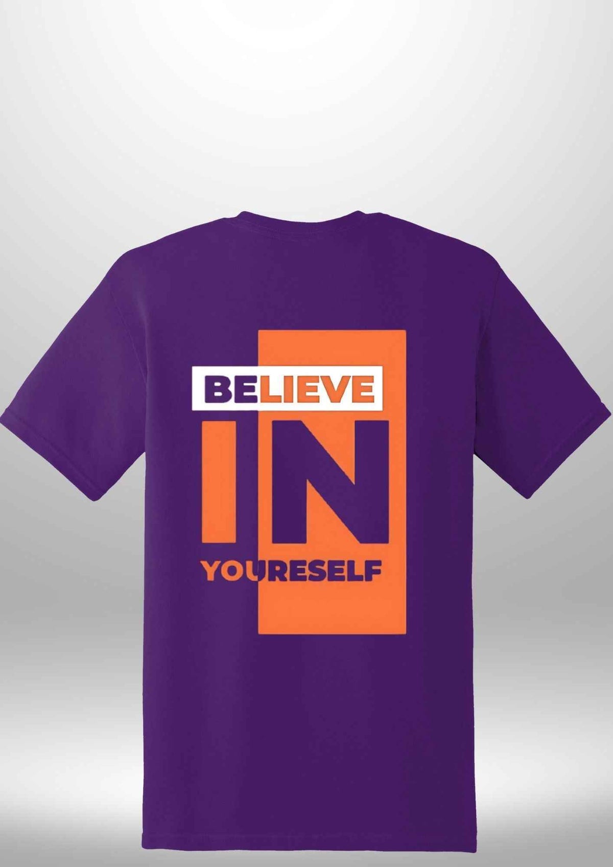 Red "Believe In Yourself" Luxe T-Shirt by Luxe Sensational