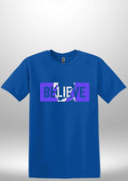 Blue "Believe" Luxe T-shirt by Luxe Sensational