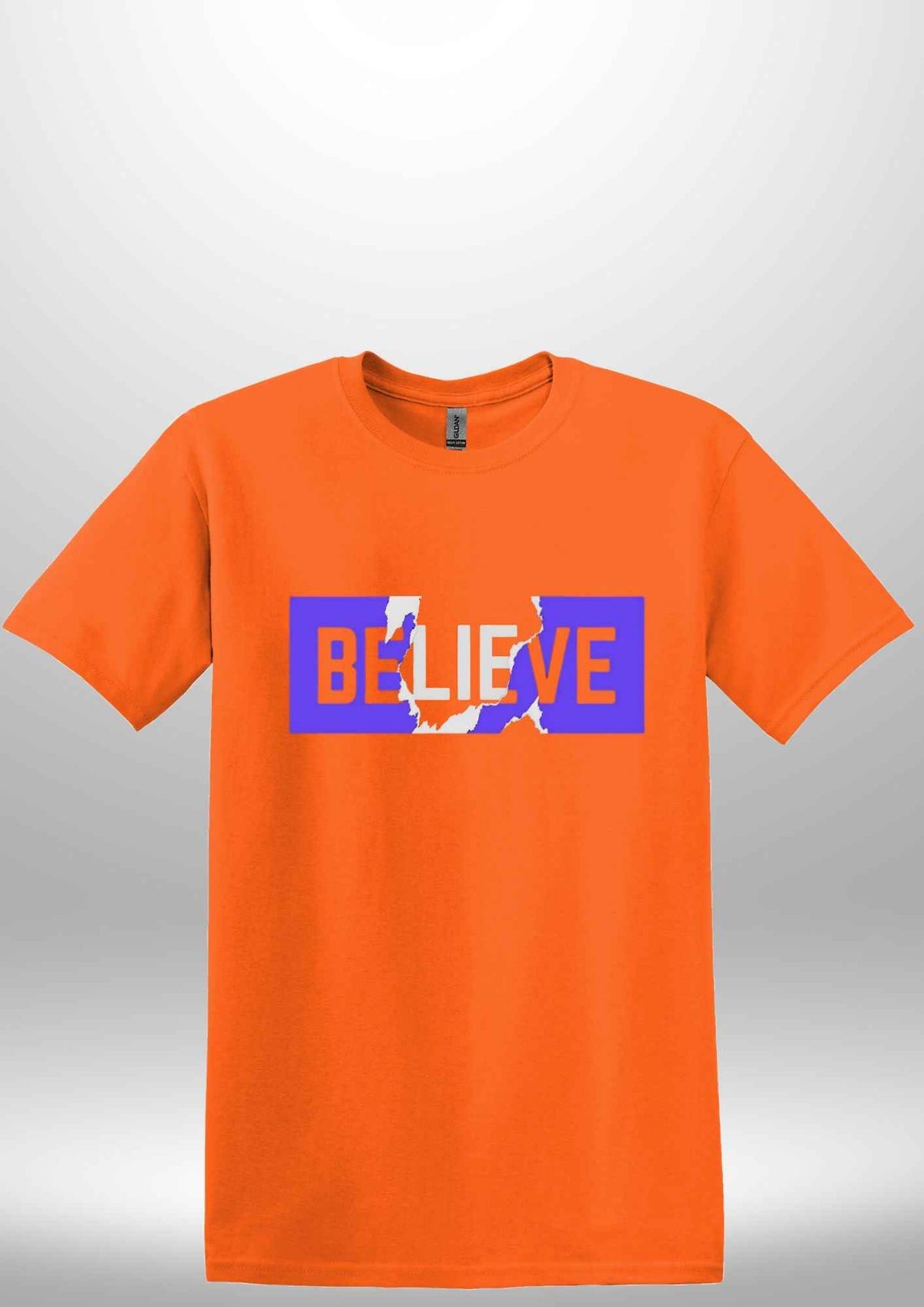 Blue "Believe" Luxe T-shirt by Luxe Sensational