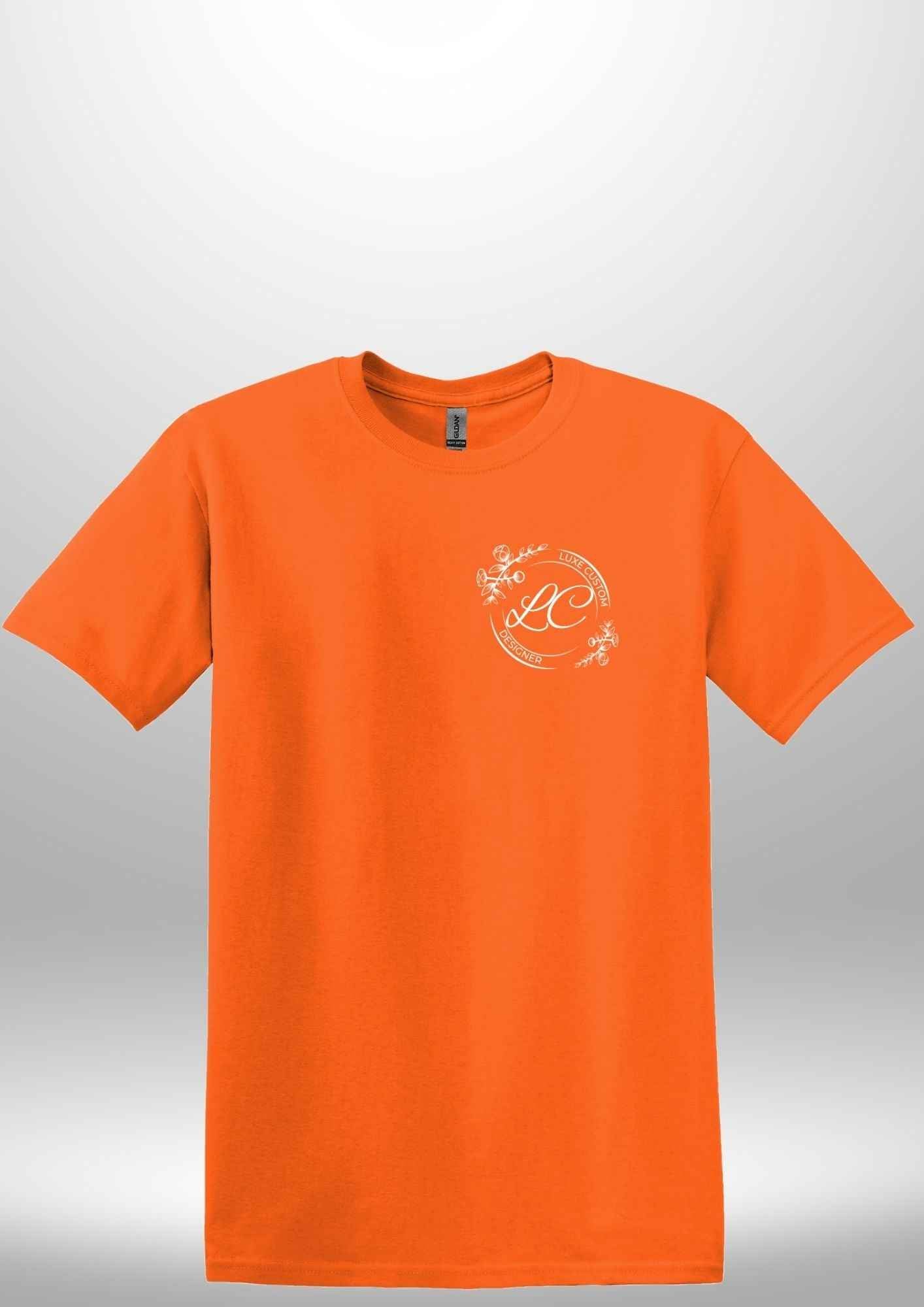 Red "Believe In Yourself" Luxe T-Shirt - Luxe Custom Designer