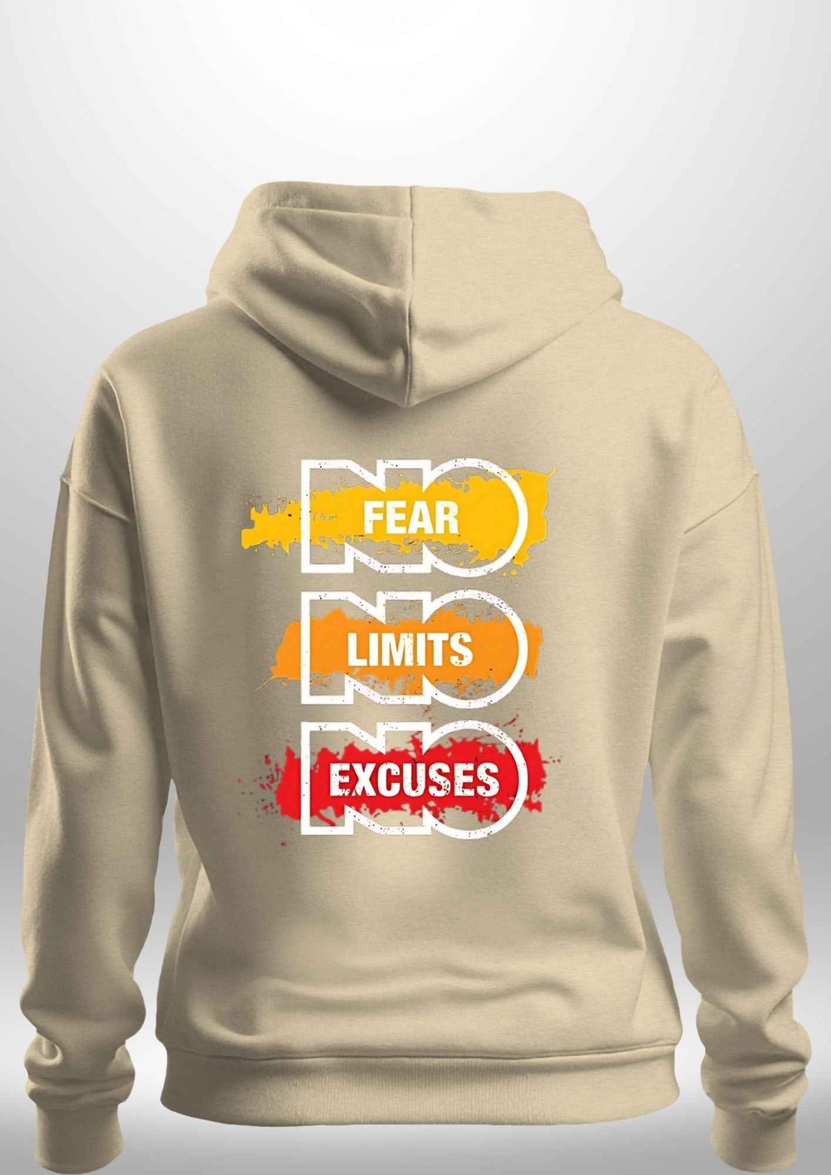 "NO FEAR" Luxe Hoodie by Luxe-Custom-Designer