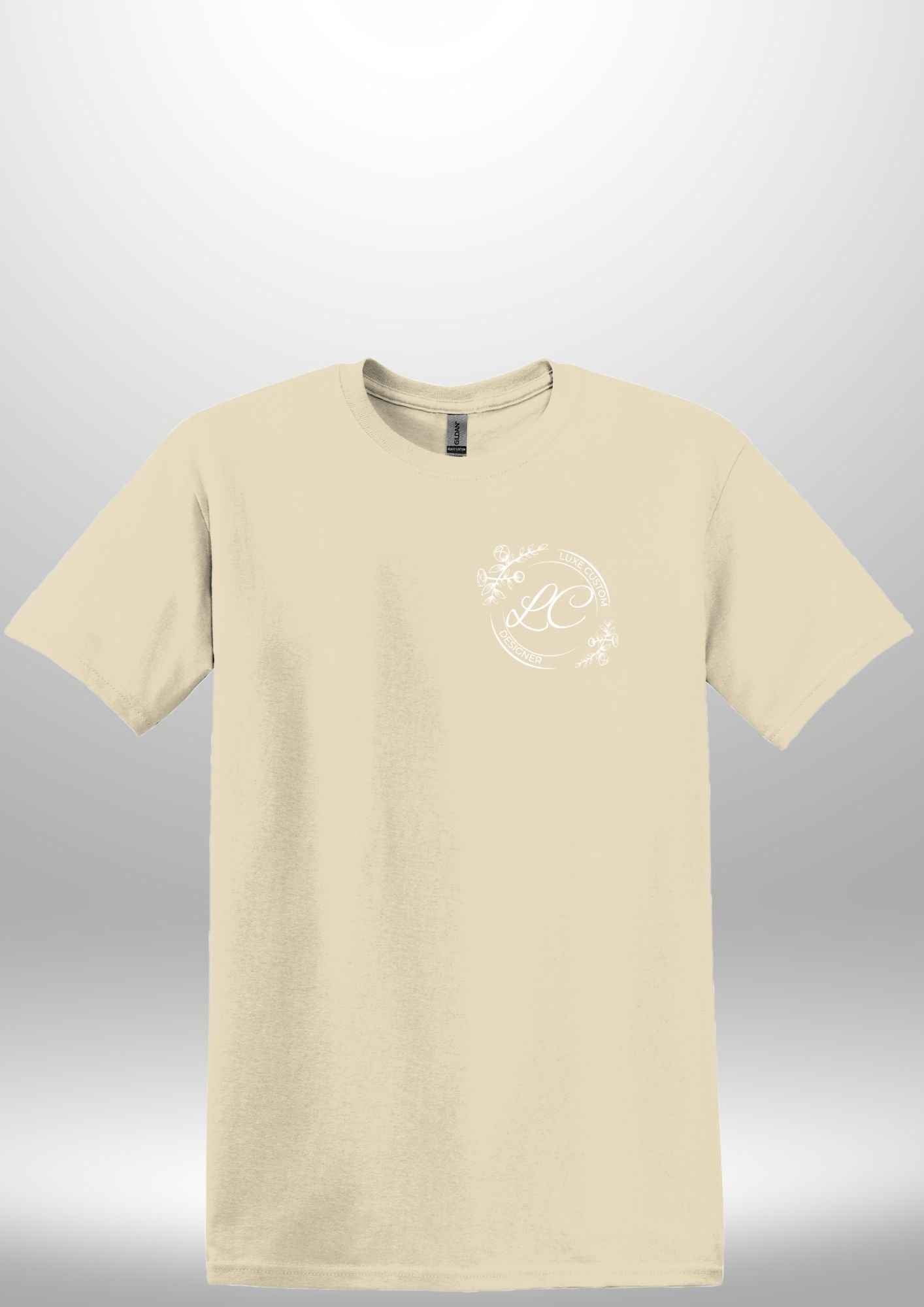 Red "Believe In Yourself" Luxe T-Shirt - Luxe Custom Designer