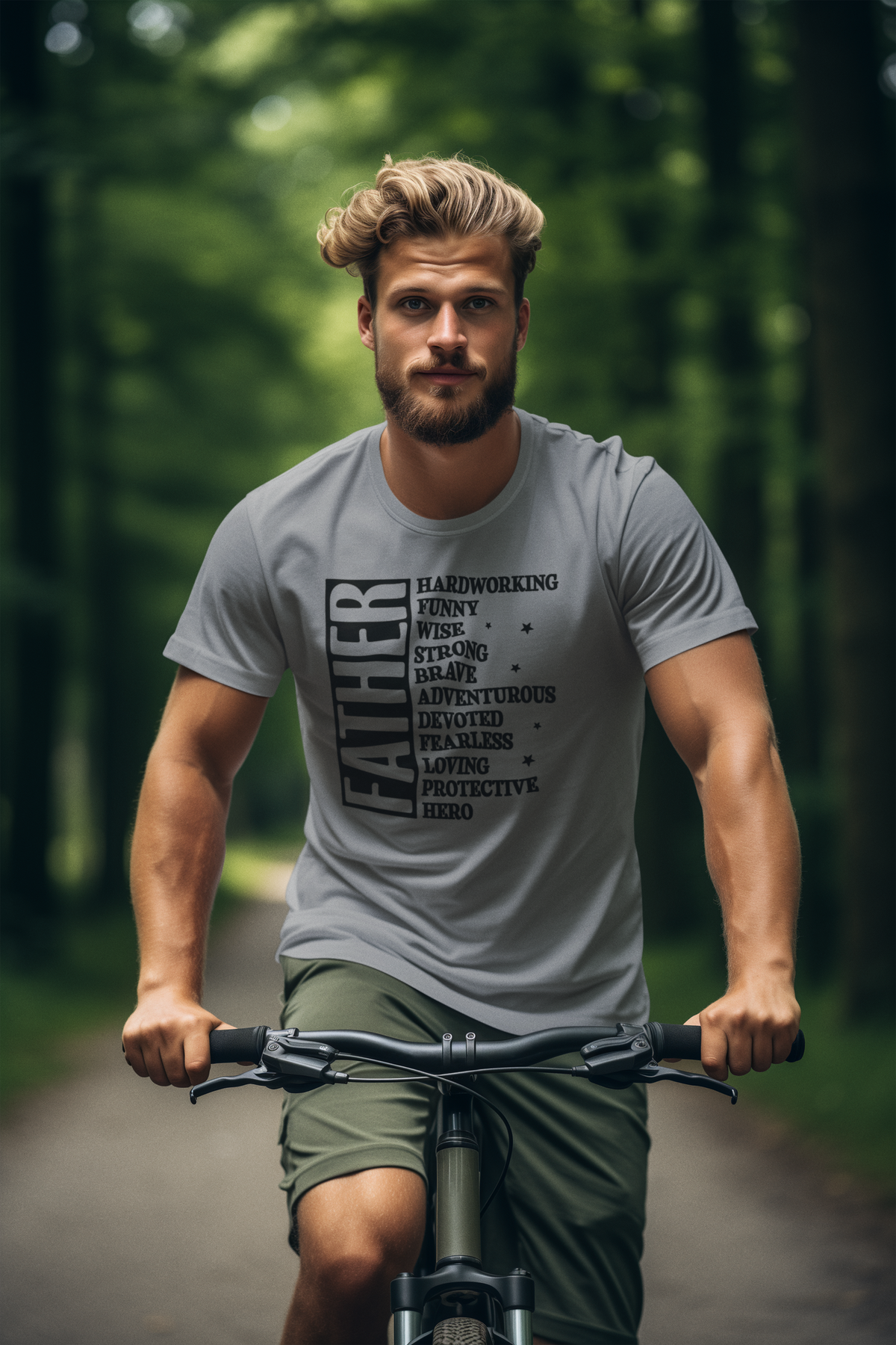 Father T-Shirt, Hard working - Funny - Wise by Luxe Sensational