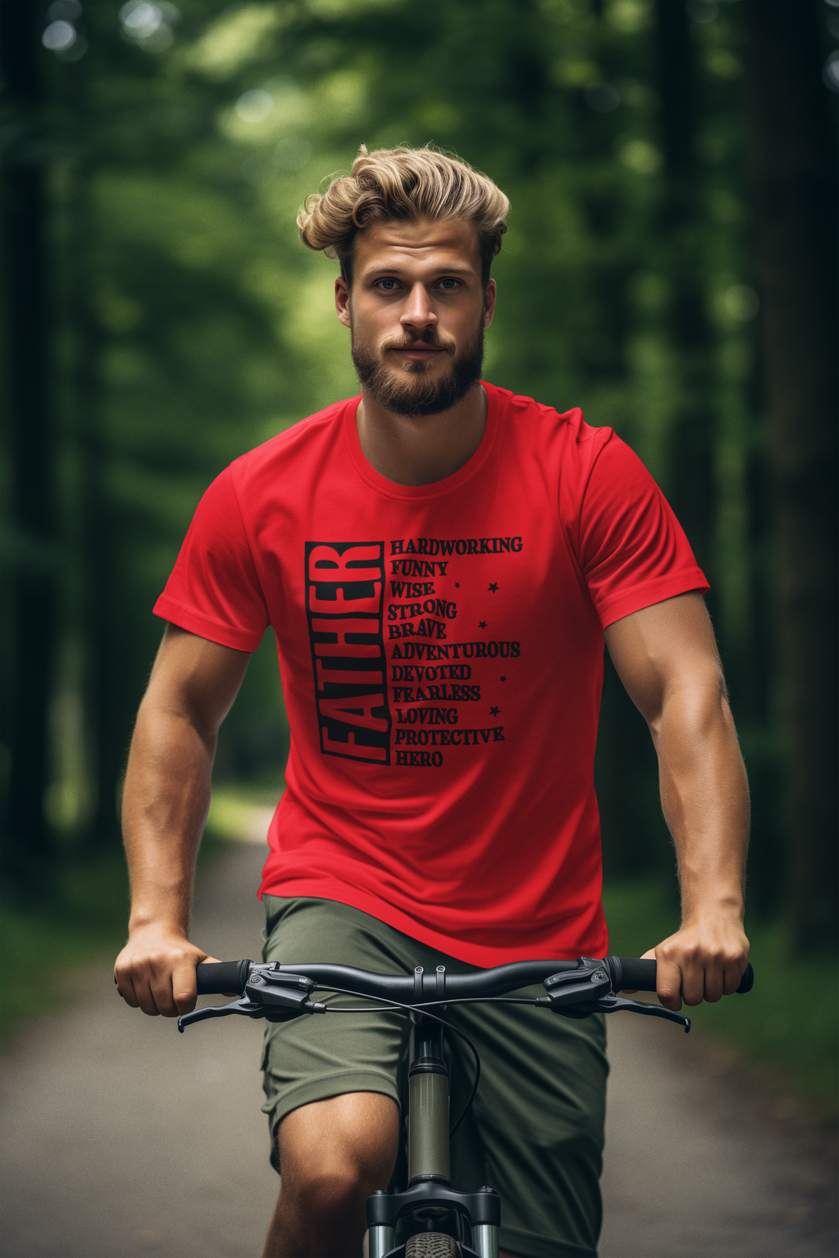Father T-Shirt, Hard working - Funny - Wise by Luxe Sensational