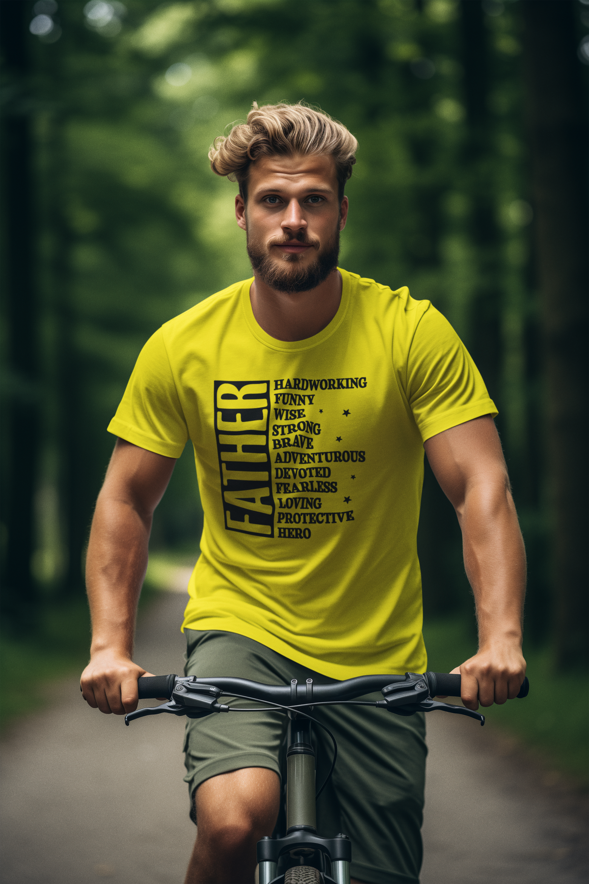 Father T-Shirt, Hard working - Funny - Wise by Luxe Sensational