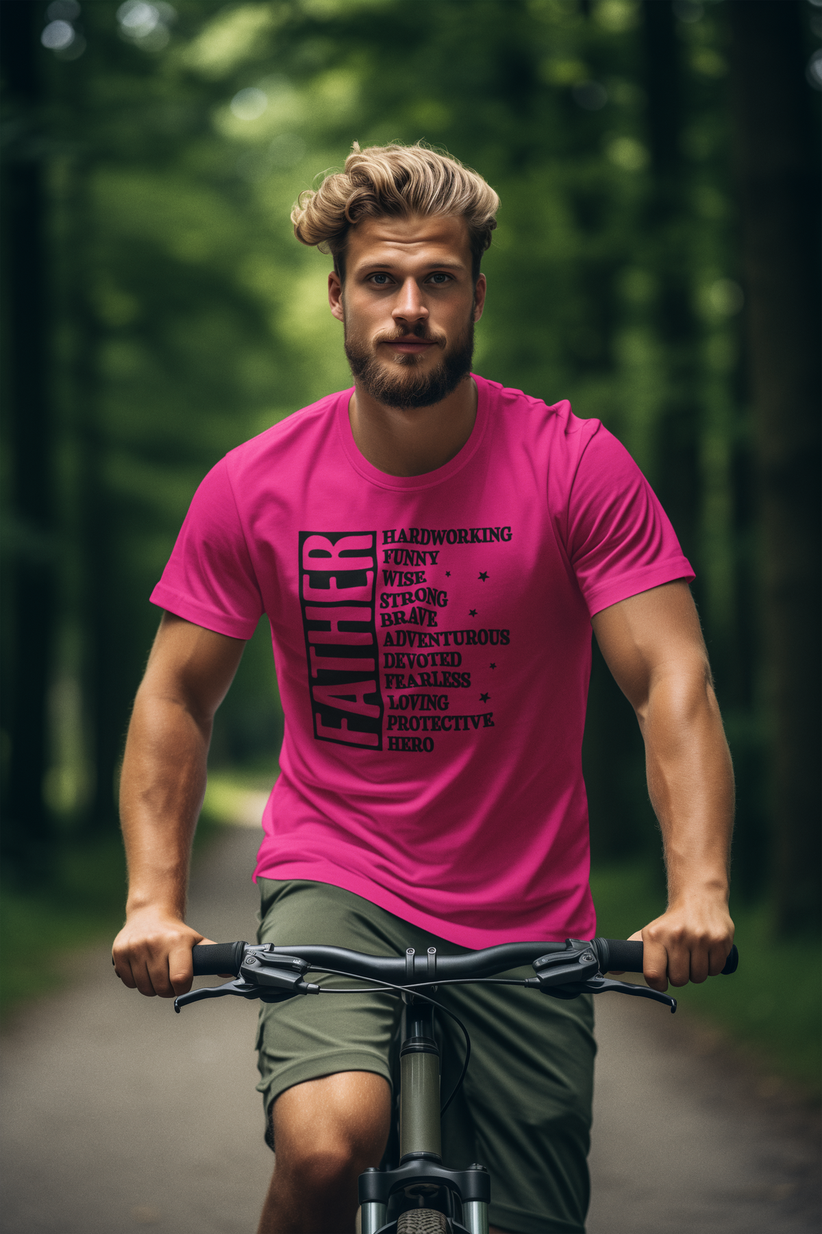 Father T-Shirt, Hard working - Funny - Wise by Luxe Sensational