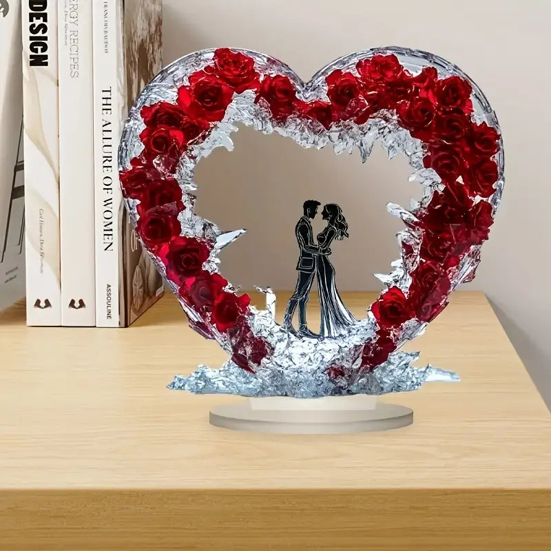2D Heart Sculpture - Luxe Custom Designer