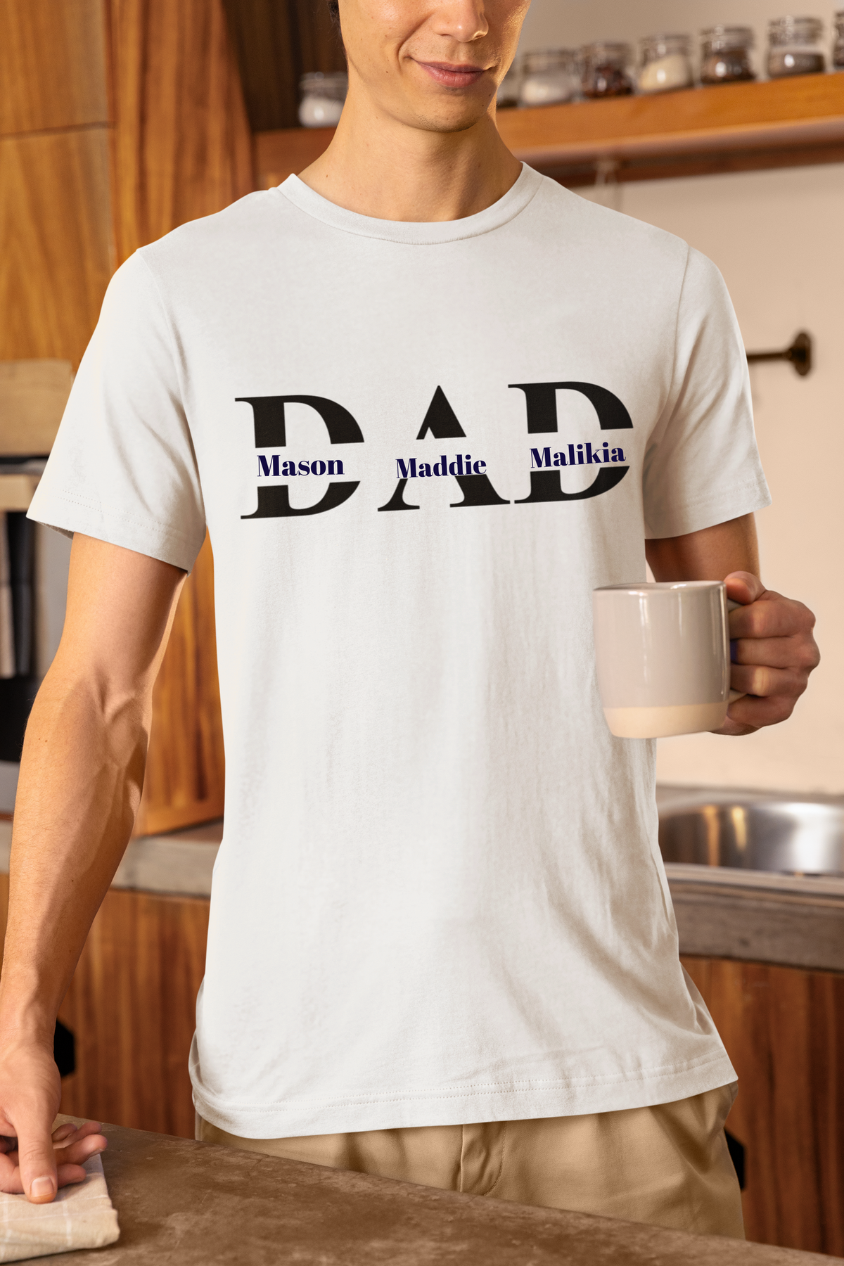 Dad Top With custom names by Luxe Sensational