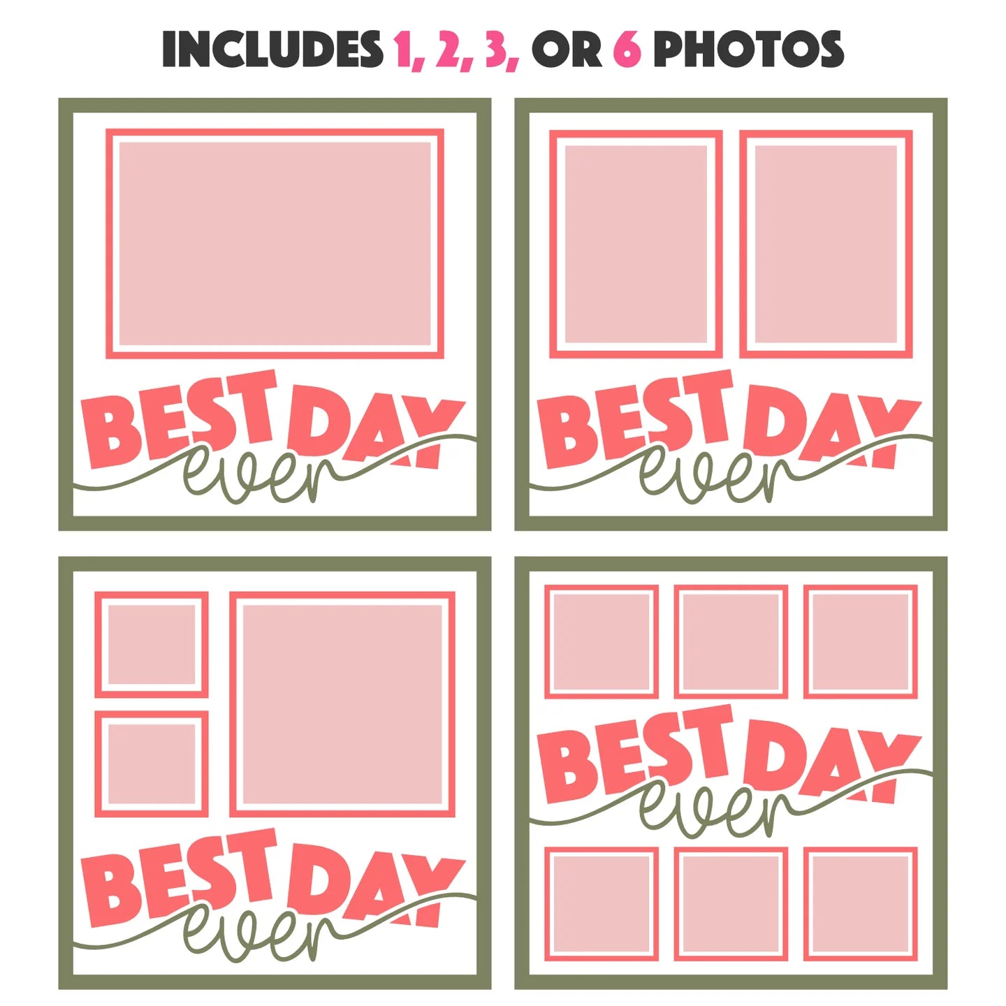 Best Day ever 3D Frame - Luxe Custom Designer