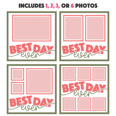 Best Day ever 3D Frame - Luxe Custom Designer