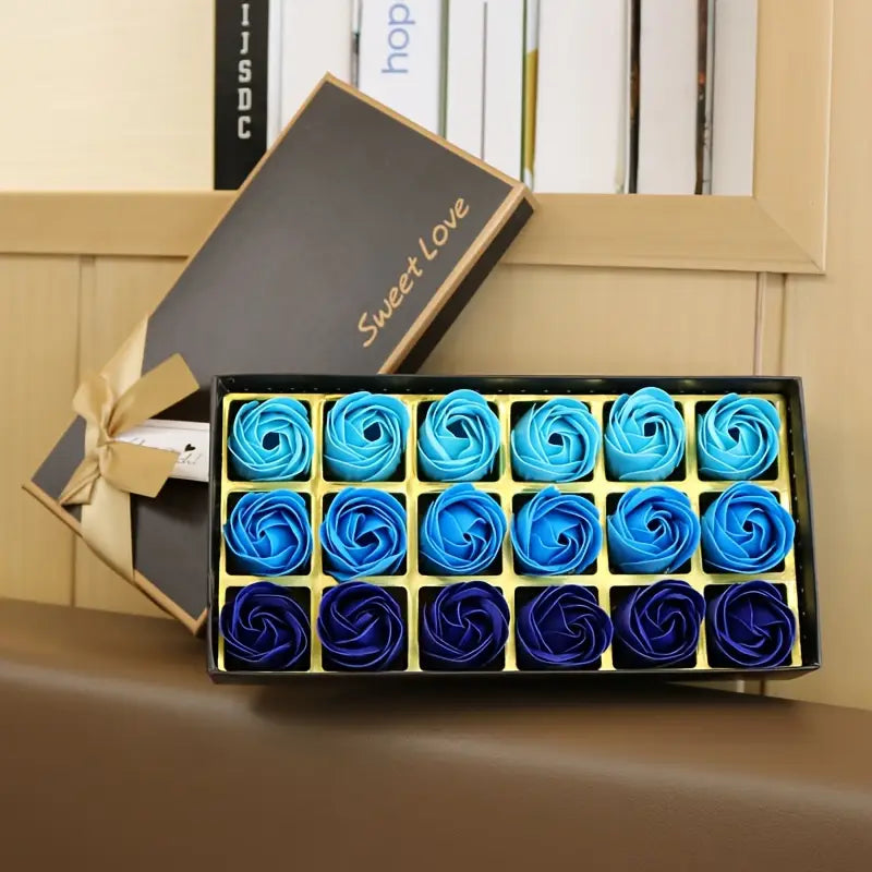 18 Piece Rose Soap Box by Luxe Sensational