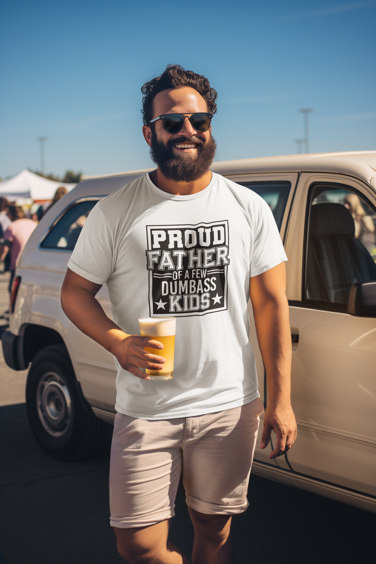 Proud Father T-Shirt by Luxe Sensational