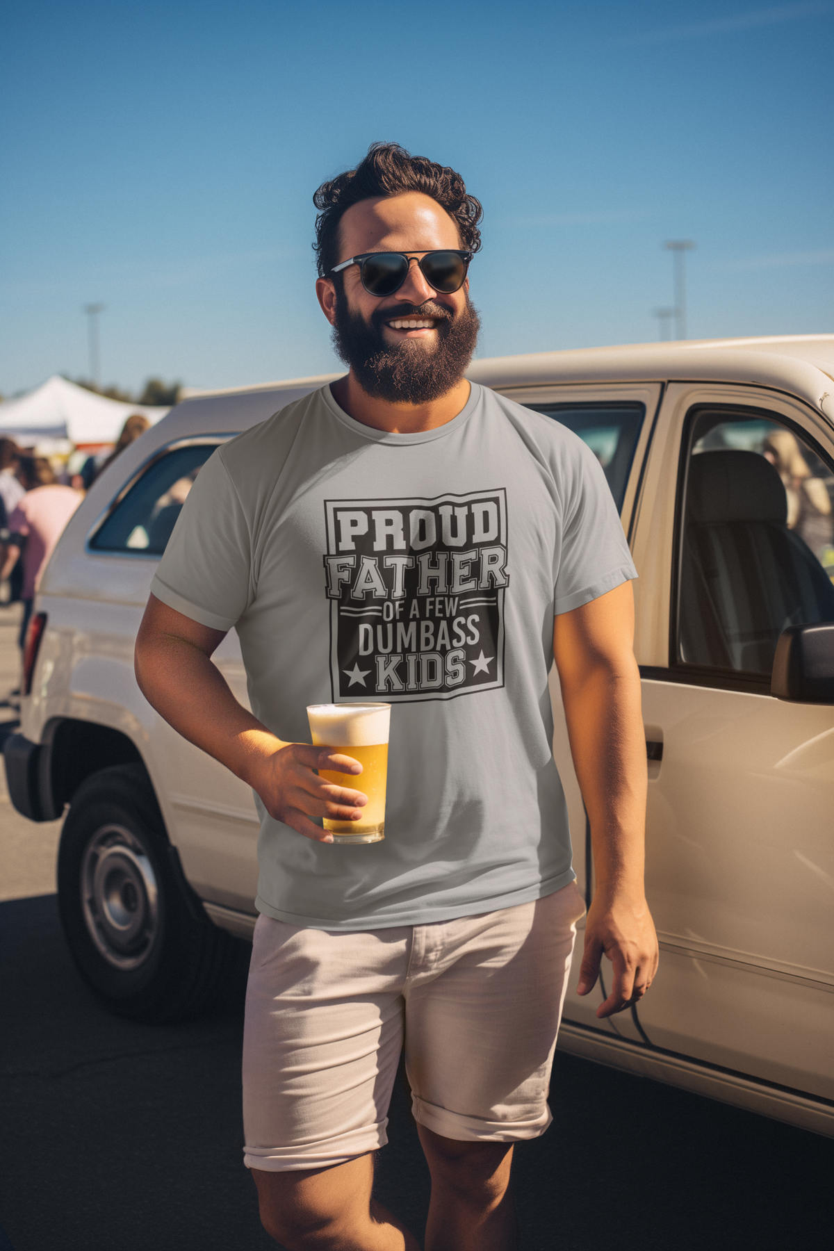 Proud Father T-Shirt by Luxe Sensational