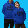 Beauty, Beast Matching hoodie set - Luxe Custom Designer