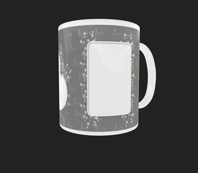 Double Heart 3 image photo mug - Luxe Custom Designer