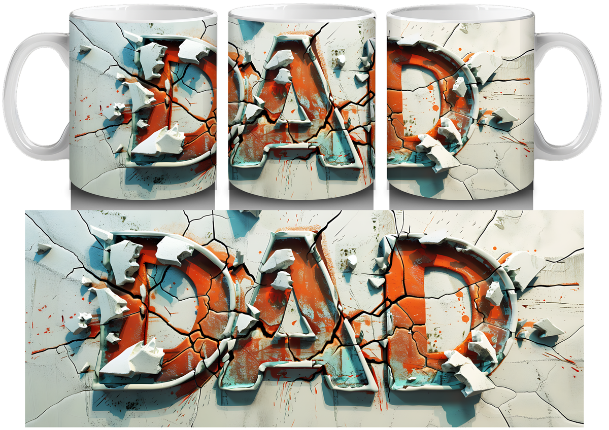 3D Dad Mug by Luxe Sensational