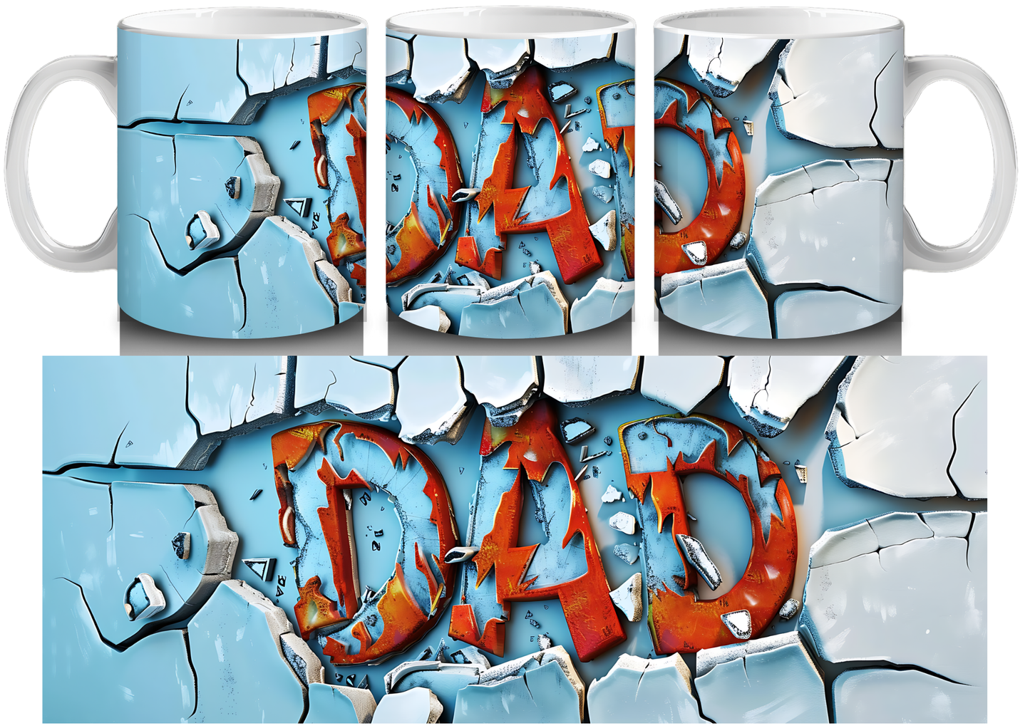 3D Dad Mug - Luxe Custom Designer