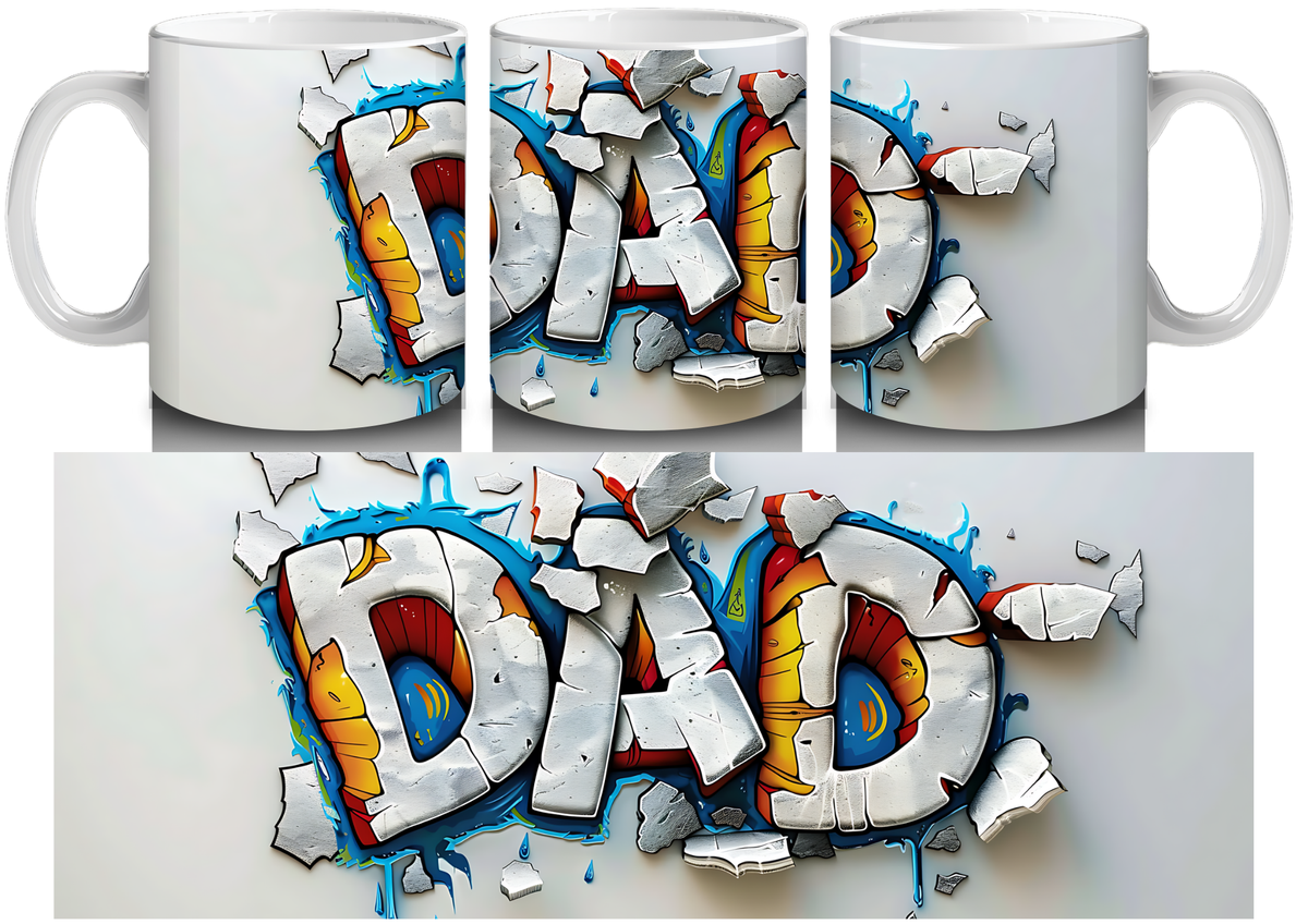 3D Dad Mugs by Luxe Sensational