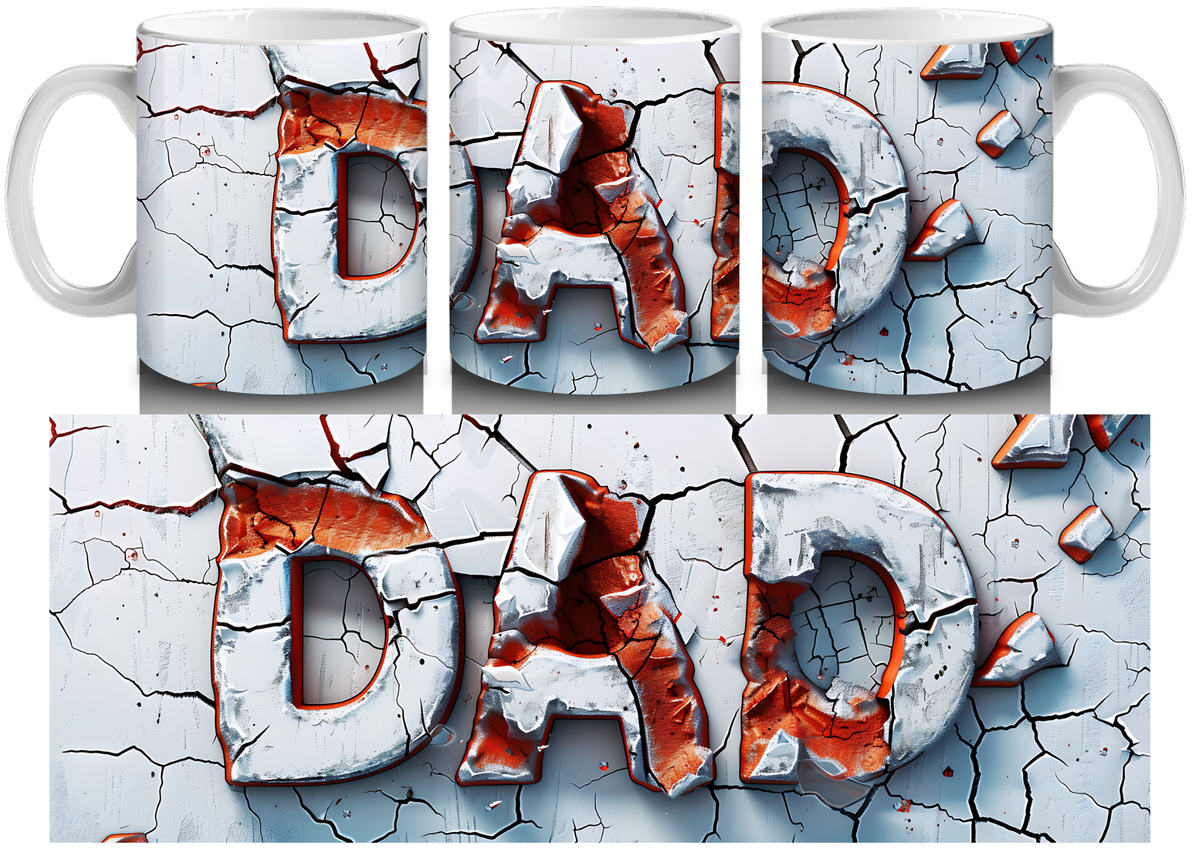 Dad 3D Mug by Luxe Sensational