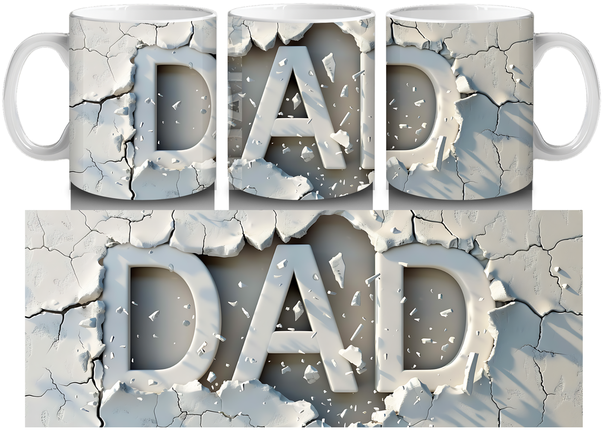 3D Dad Mug by Luxe Sensational