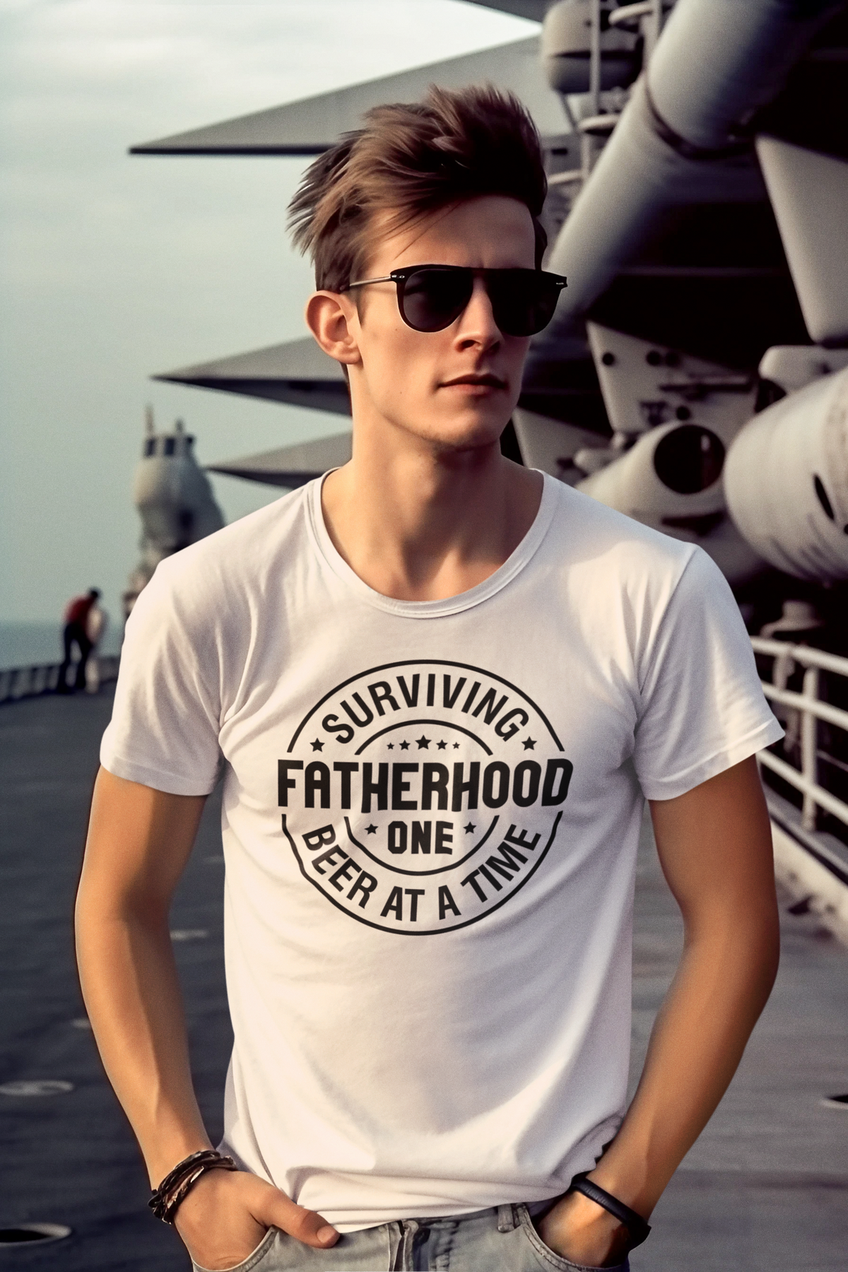 Surviving Fatherhood PT2 T-Shirt by Luxe Sensational
