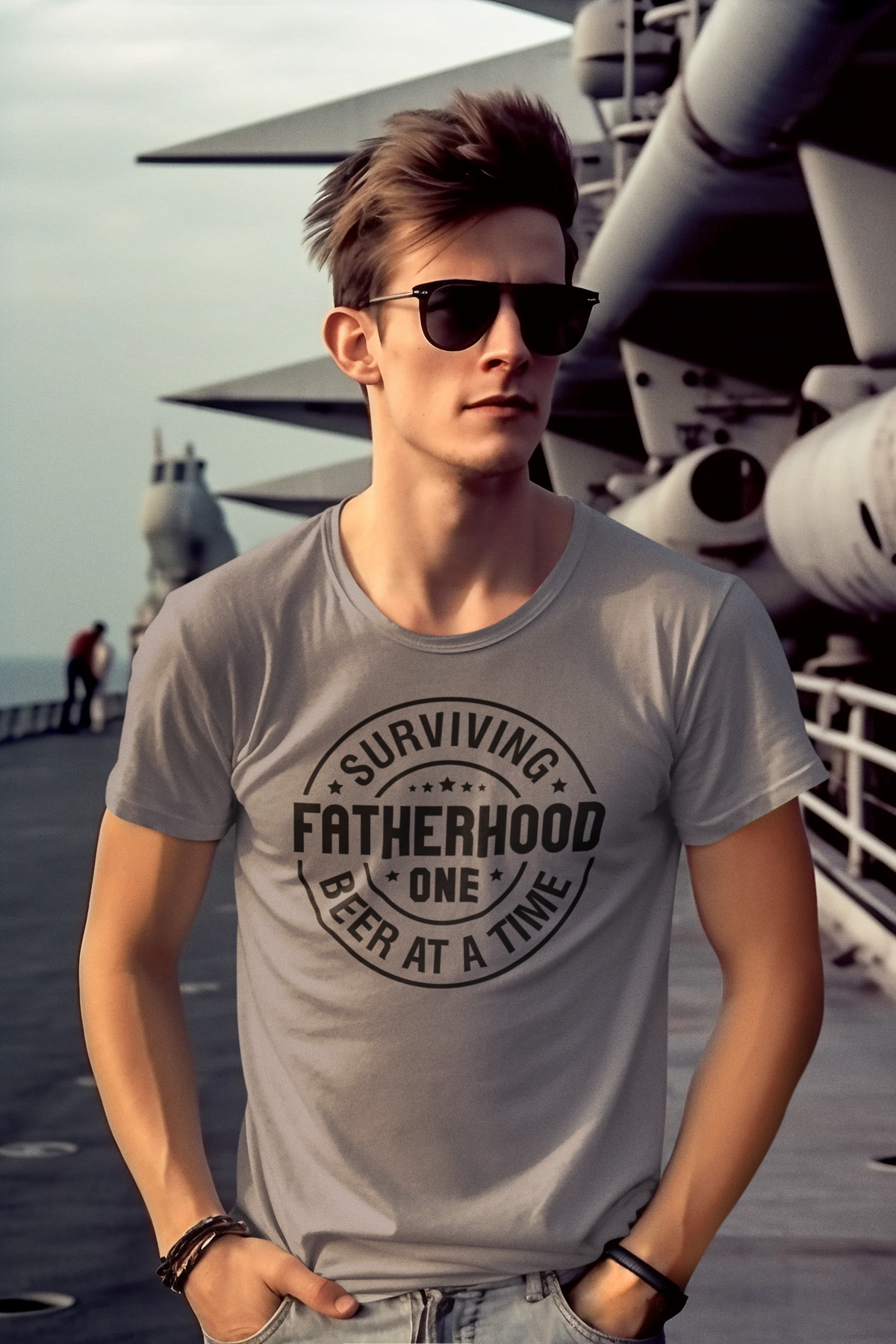 Surviving Fatherhood PT2 T-Shirt by Luxe Sensational