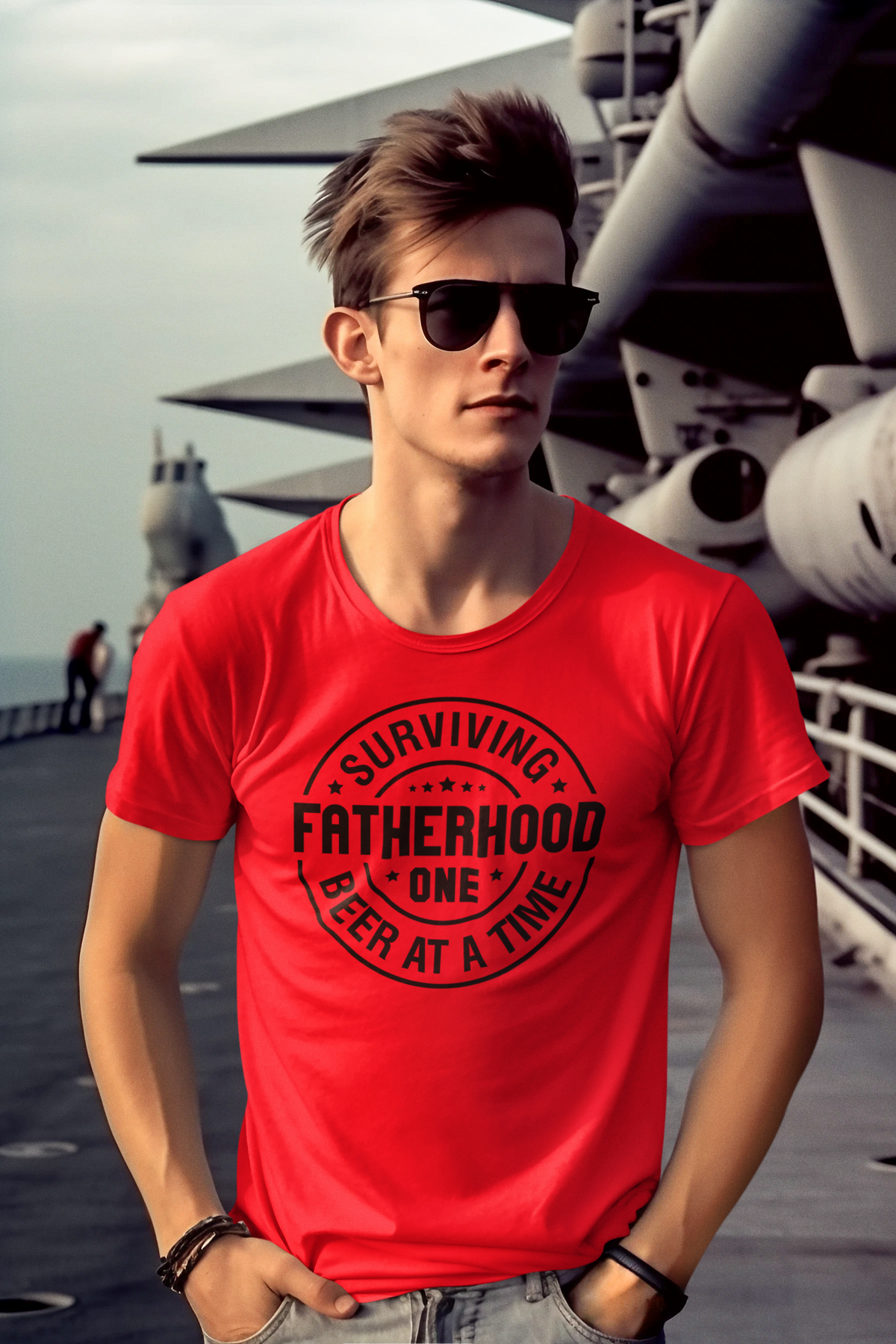 Surviving Fatherhood PT2 T-Shirt by Luxe Sensational