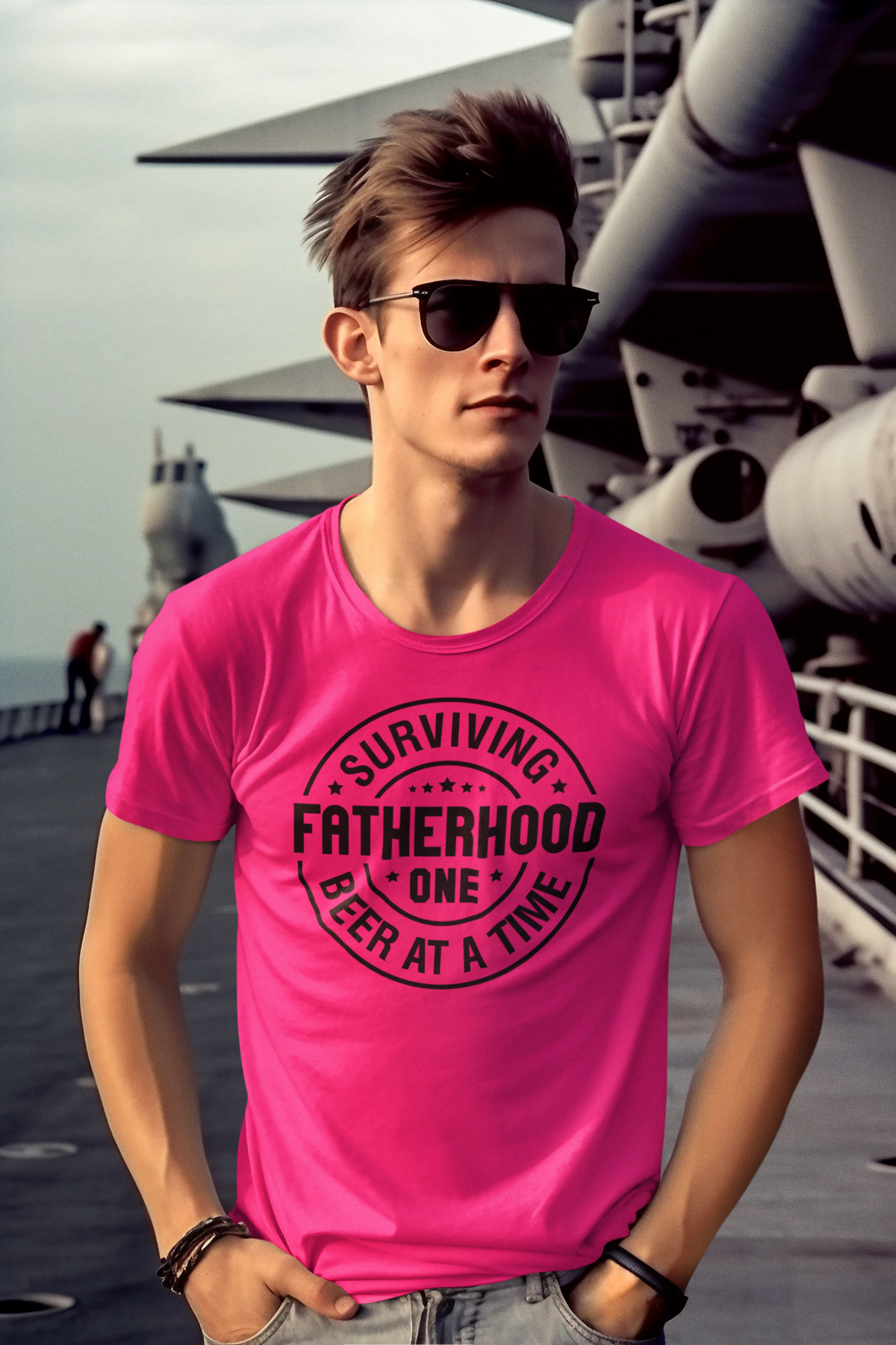 Surviving Fatherhood PT2 T-Shirt by Luxe Sensational