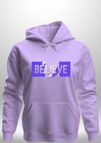 Blue "Believe" Luxe Hoodie by Luxe Sensational