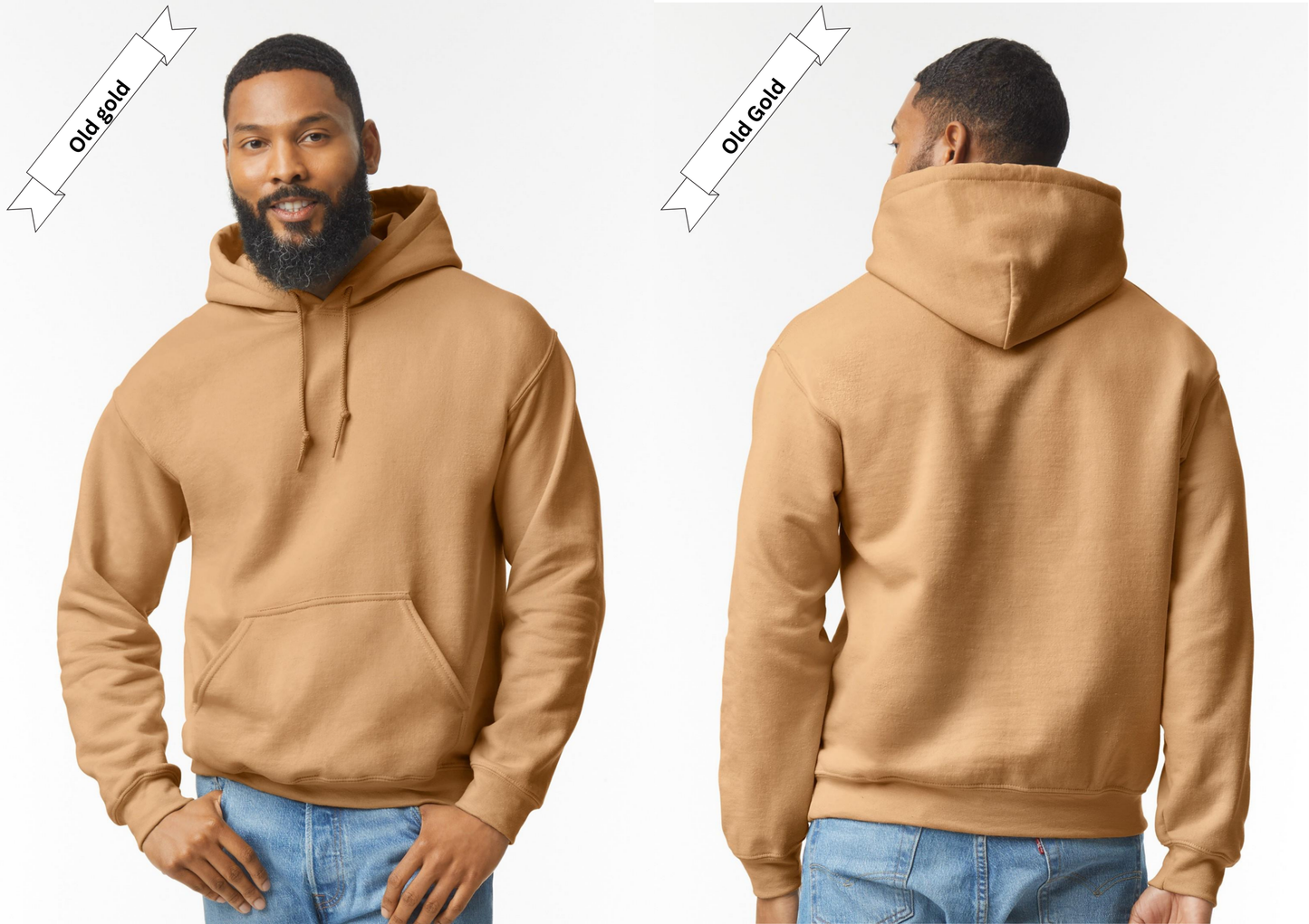 Old Gold Hoodie - Luxe Custom Designer