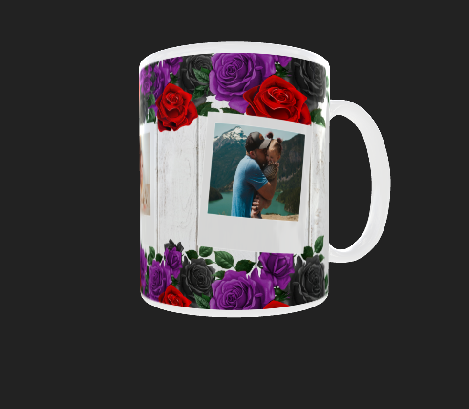 Rose 3 Image Photo Mug by Luxe Sensational