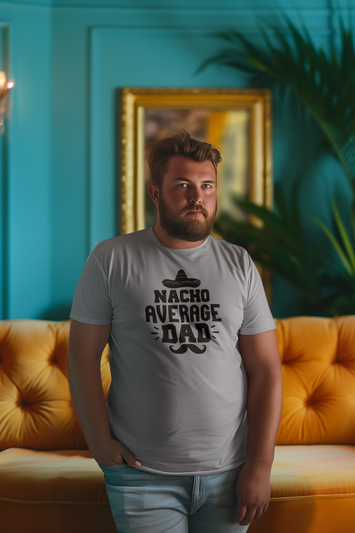 Nacho Average Dad T-Shirt by Luxe Sensational