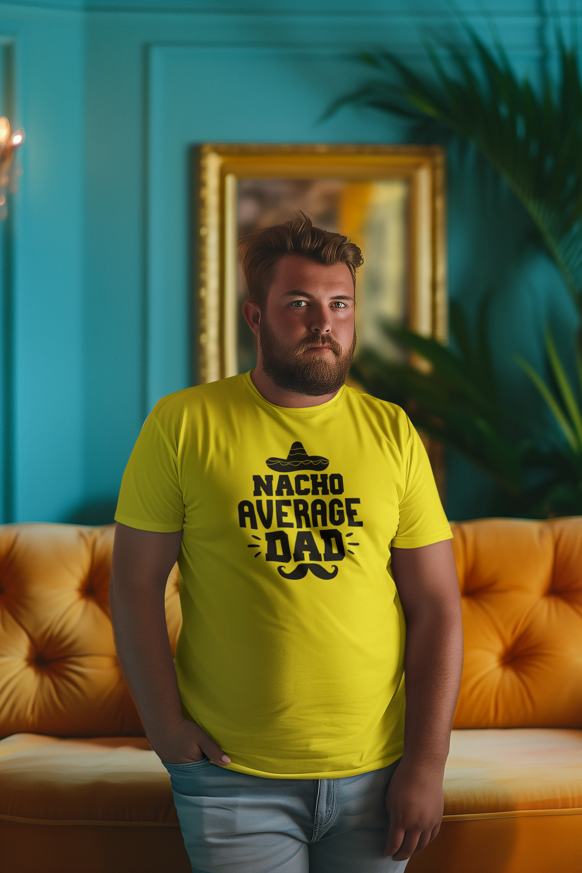 Nacho Average Dad T-Shirt by Luxe Sensational
