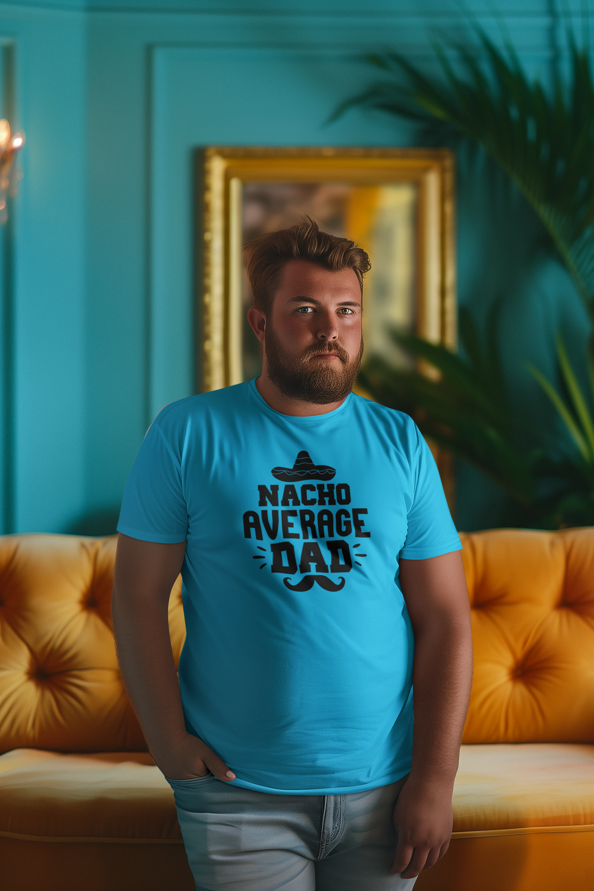 Nacho Average Dad T-Shirt by Luxe Sensational
