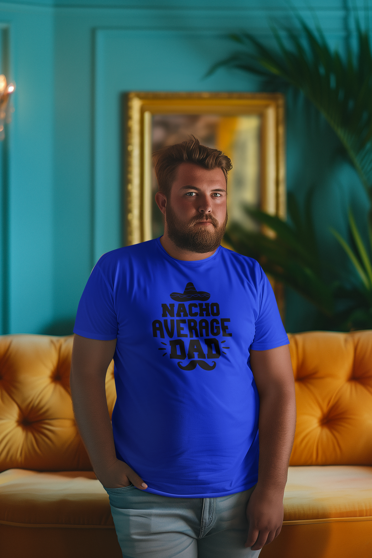 Nacho Average Dad T-Shirt by Luxe Sensational