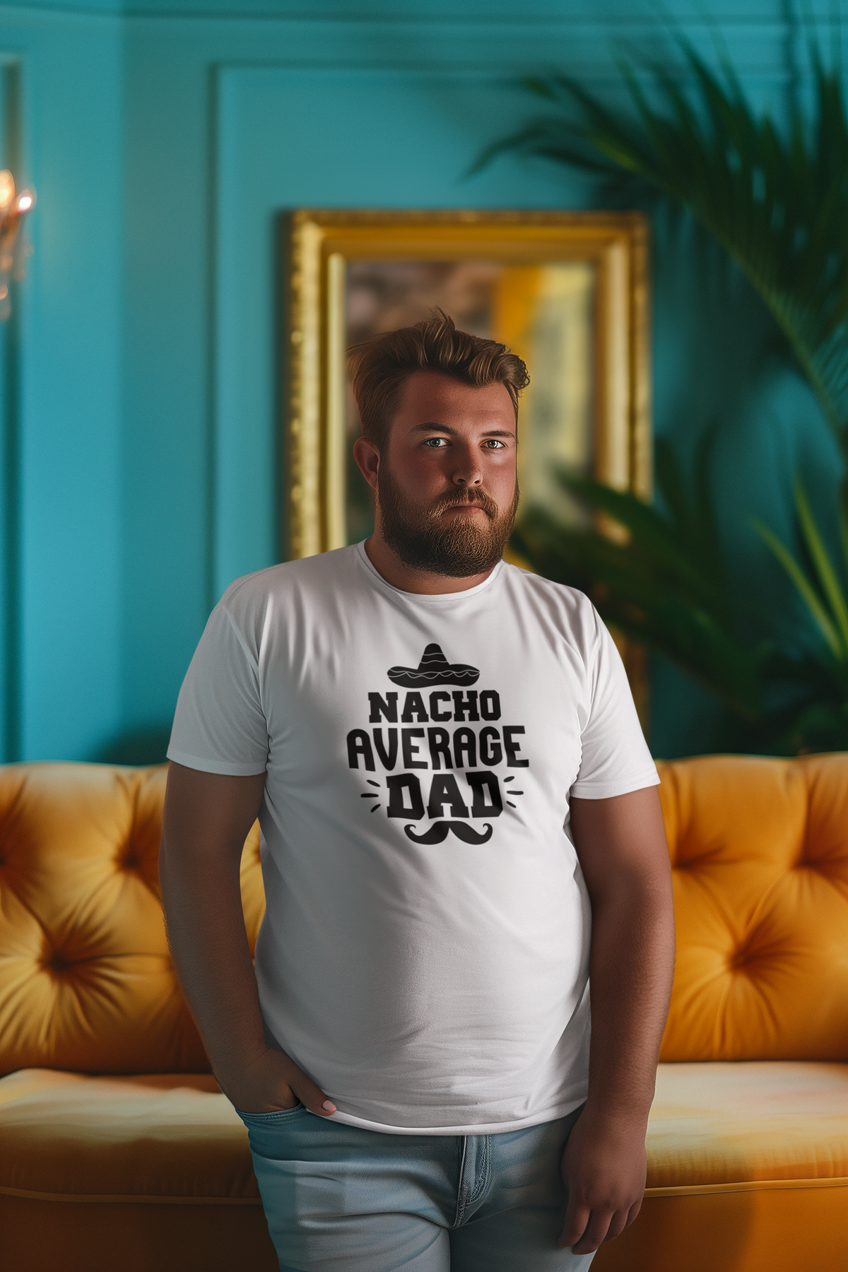 Nacho Average Dad T-Shirt by Luxe Sensational