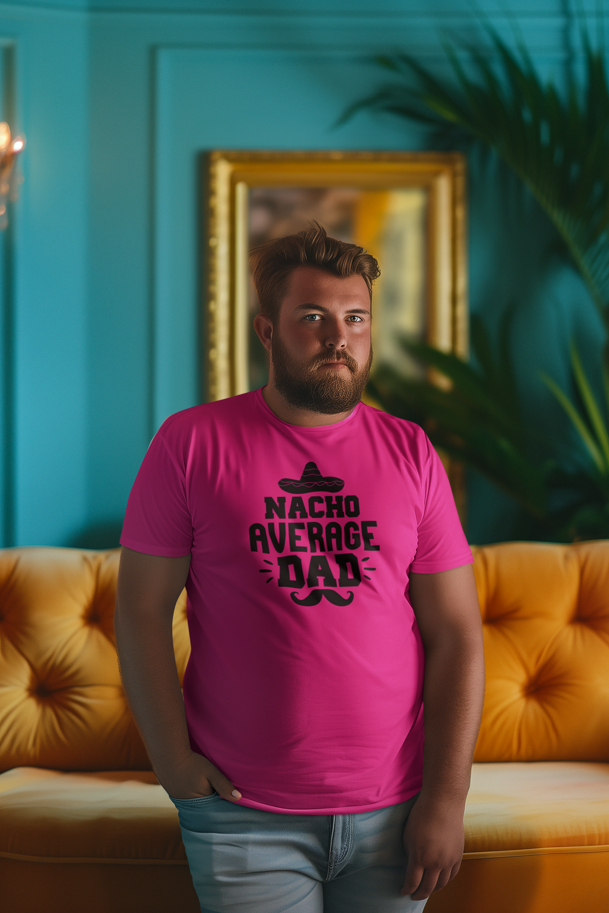 Nacho Average Dad T-Shirt by Luxe Sensational