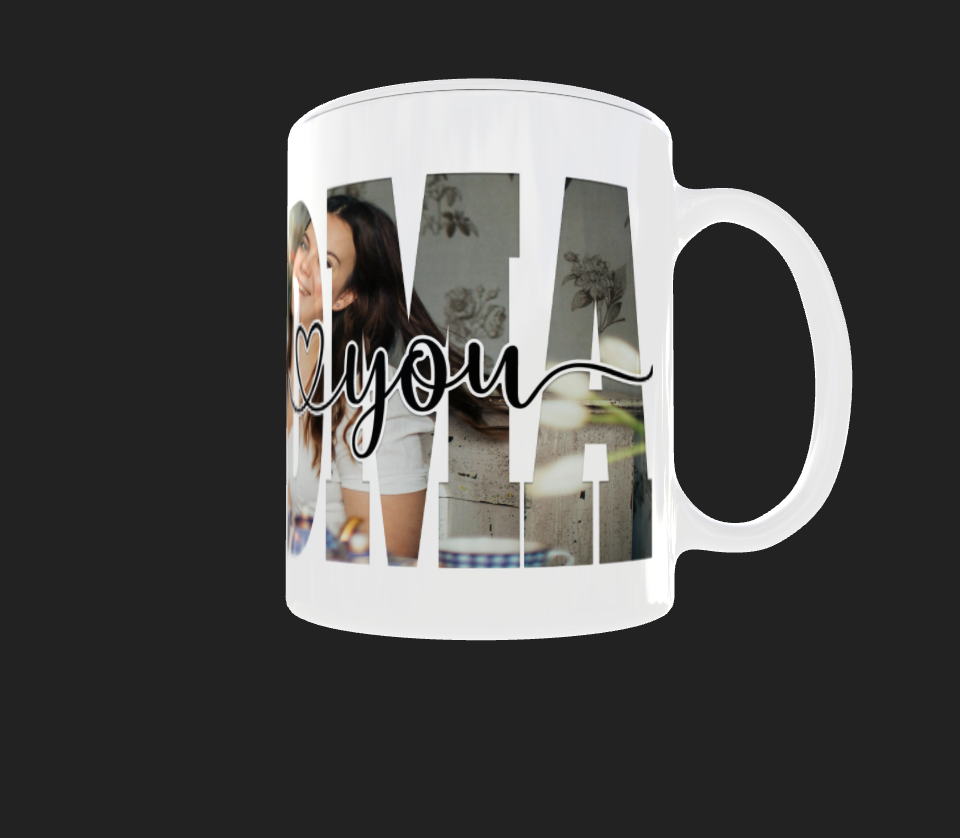 GRANDMA Photo Mug - Luxe Custom Designer