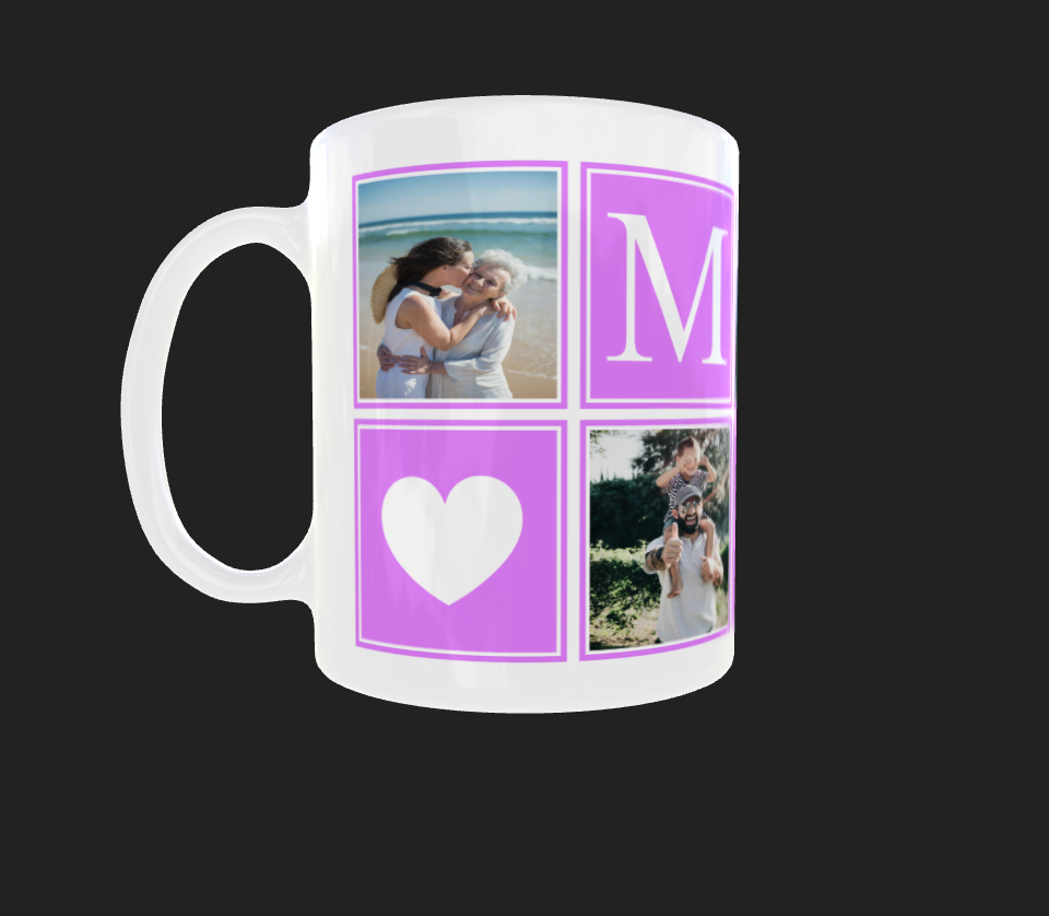 MUM Panel Photo Mug by Luxe Sensational