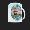Mothers day Blue rose Photo Mug - Luxe Custom Designer